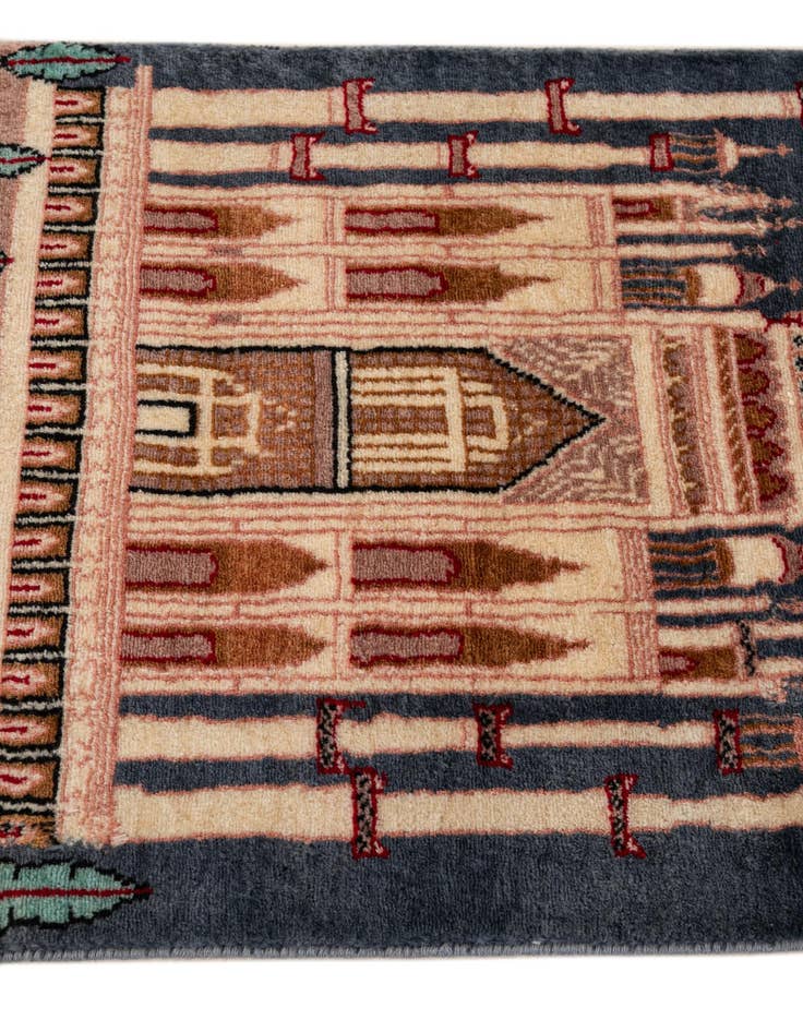 Detail image of  2' 1 x 3' 3  Hand Knotted Lahour Oriental Wool Rug