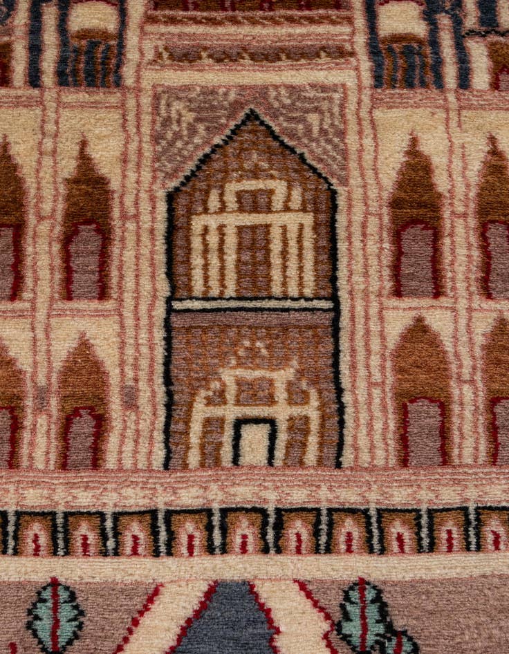 Detail image of  2' 1 x 3' 3  Hand Knotted Lahour Oriental Wool Rug