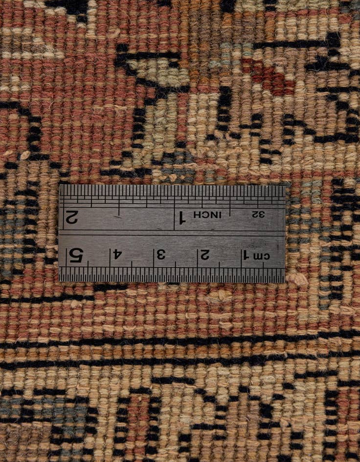 Detail image of  4' 8 x 7' 4  Hand Knotted Lahour Oriental Wool Rug