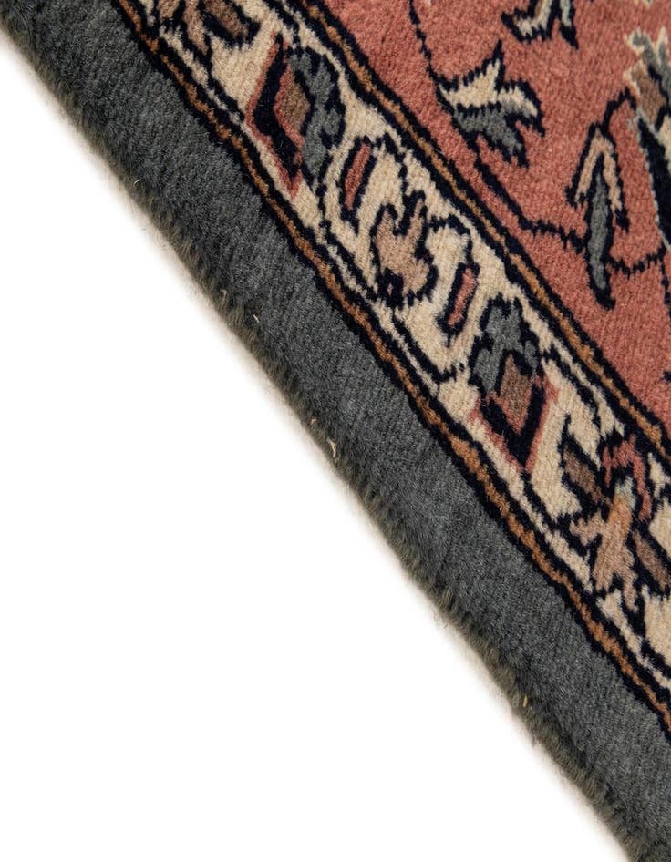 Detail image of  4' 8 x 7' 4  Hand Knotted Lahour Oriental Wool Rug