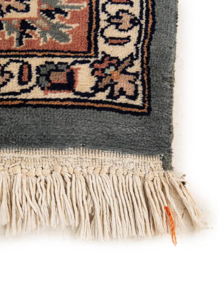 Detail image of  4' 8 x 7' 4  Hand Knotted Lahour Oriental Wool Rug