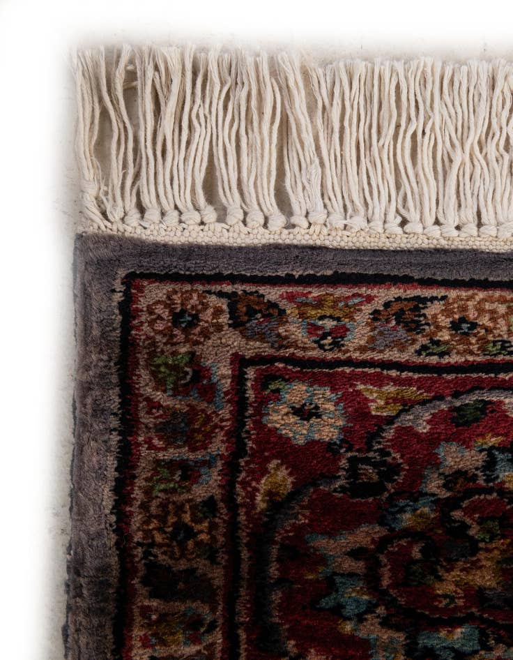Detail image of  4' x 5' 10  Hand Knotted Lahour Wool Rug