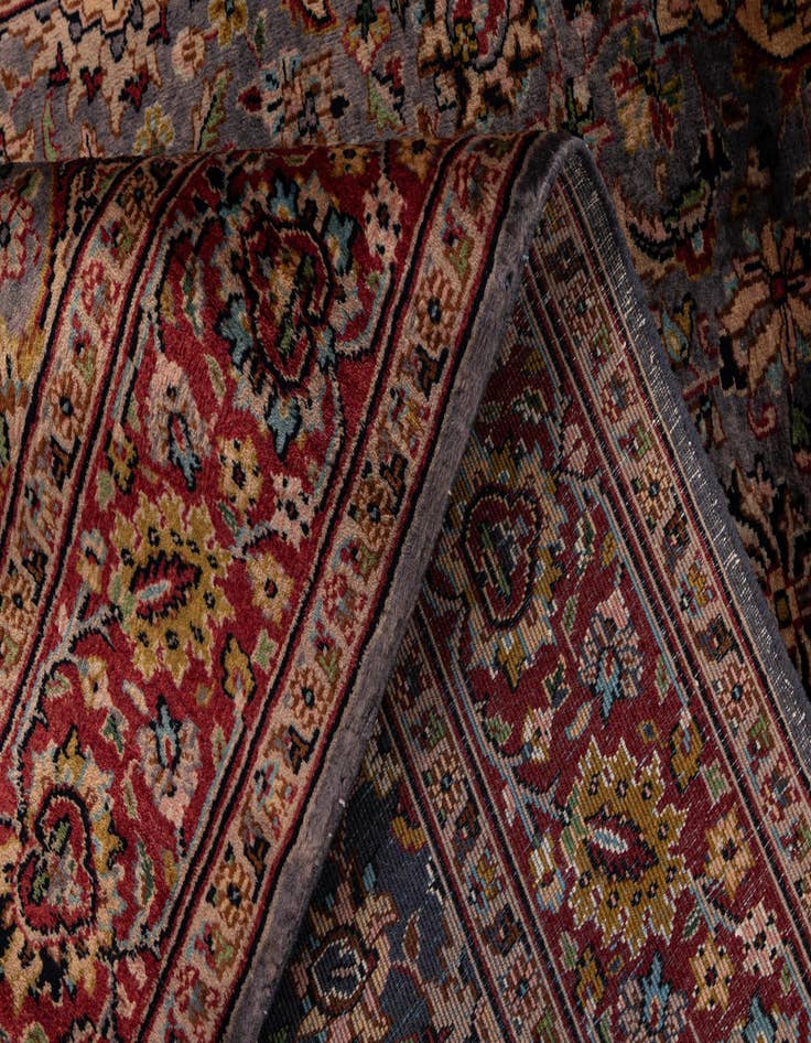 Detail image of  4' x 5' 10  Hand Knotted Lahour Wool Rug