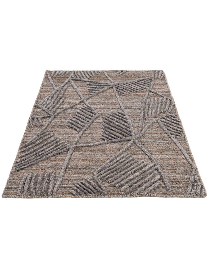 Detail image of  2' 2 x 3'  Hand Knotted Lana New Zealand Wool Rug