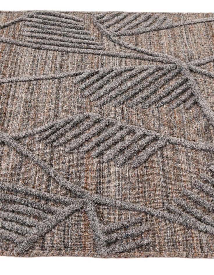 Detail image of  2' 2 x 3'  Hand Knotted Lana New Zealand Wool Rug