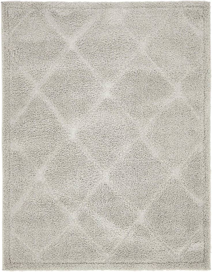 Detail image of  4' x 6' Lattice Shag Rug