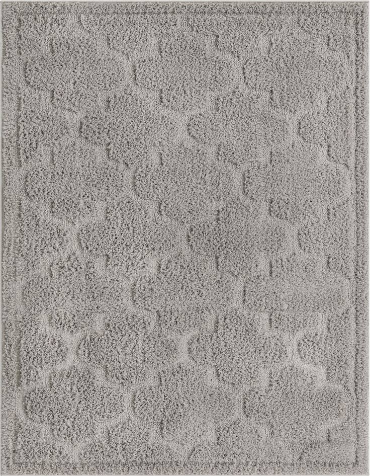 Detail image of  4' x 6' Lattice Shag Rug