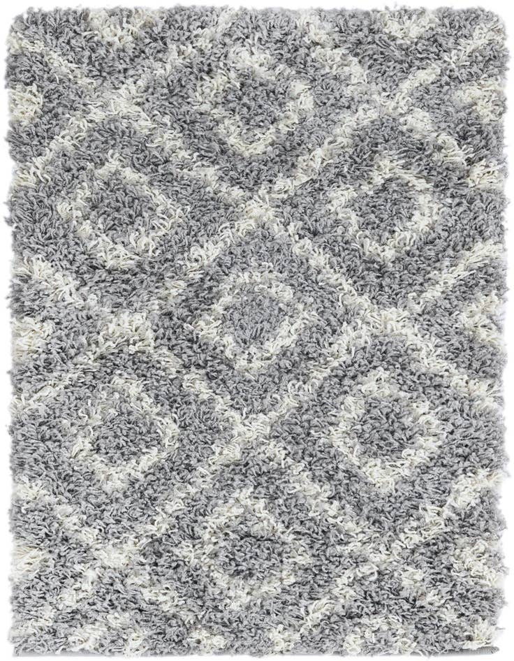 Detail image of  2' x 3' Lattice Shag Rug