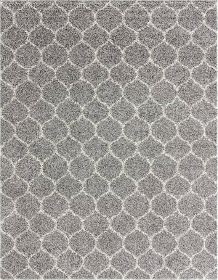 Detail image of  10' 8 x 14' Lattice Shag Rug