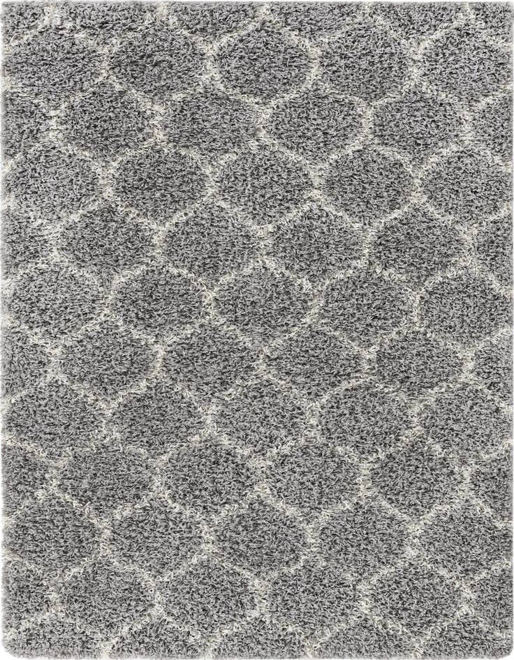 Detail image of  4' x 6' Lattice Shag Rug