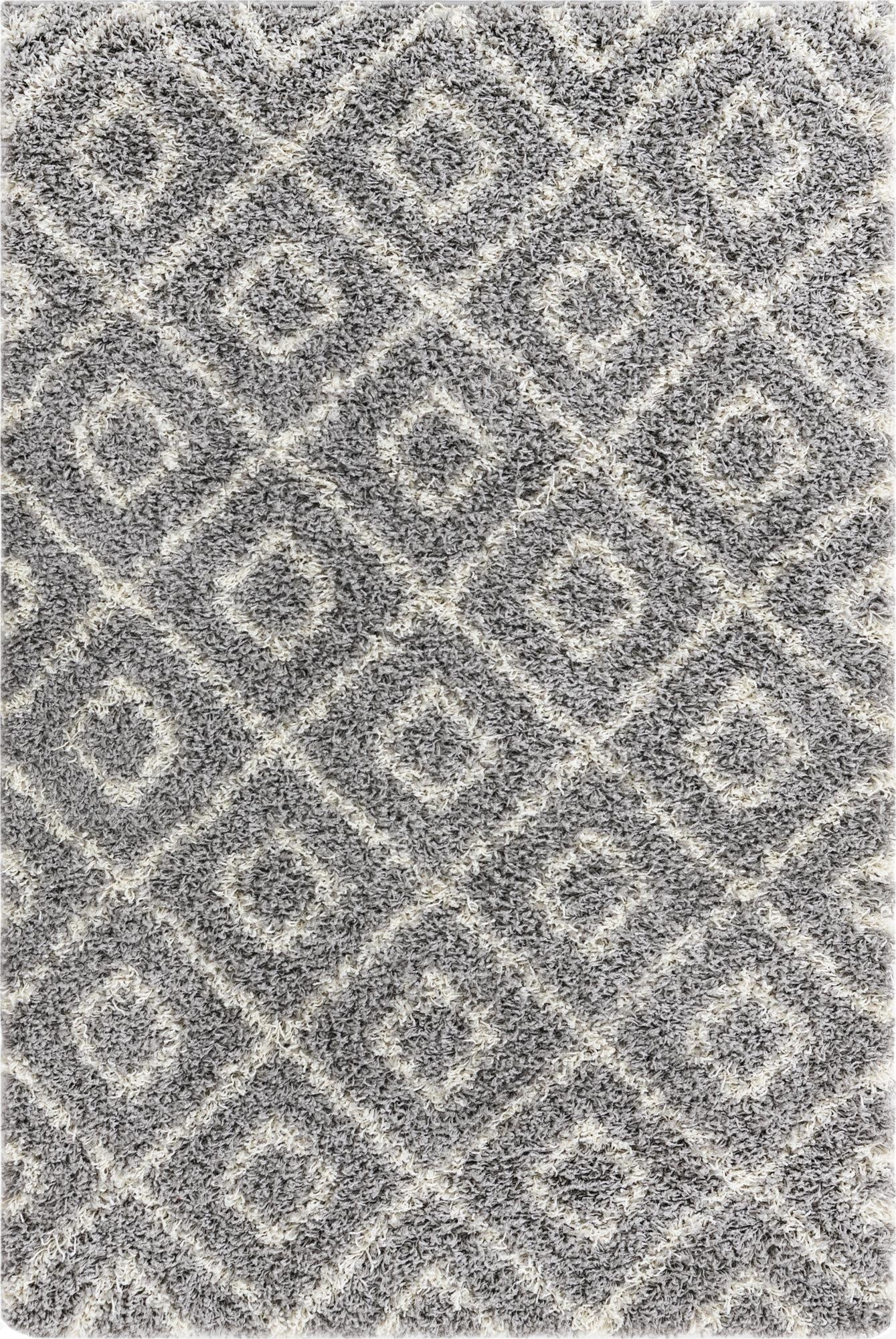  4' x 6' Lattice Shag Rug