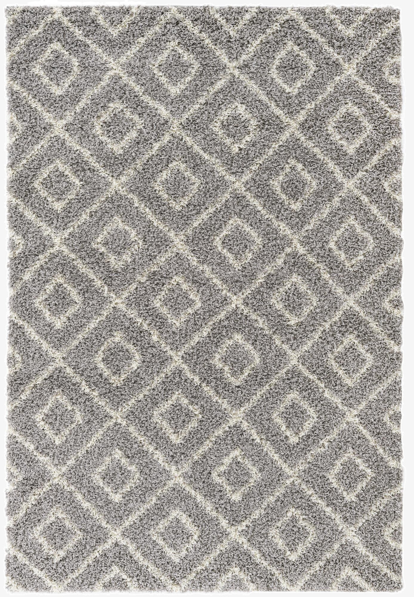  6' x 9' Lattice Shag Rug