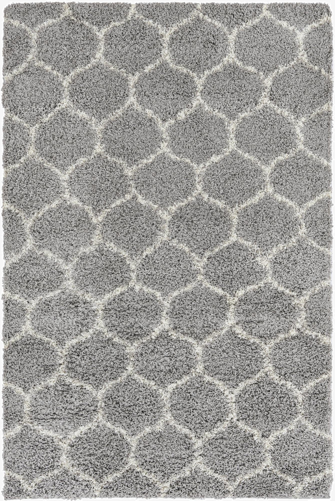  5' 3 x 8' Lattice Shag Rug