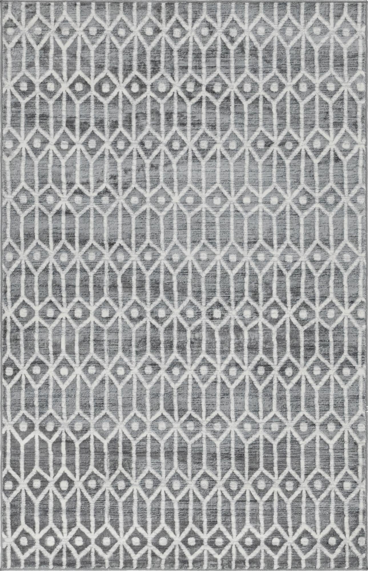  5' x 8' Lattice Trellis Rug