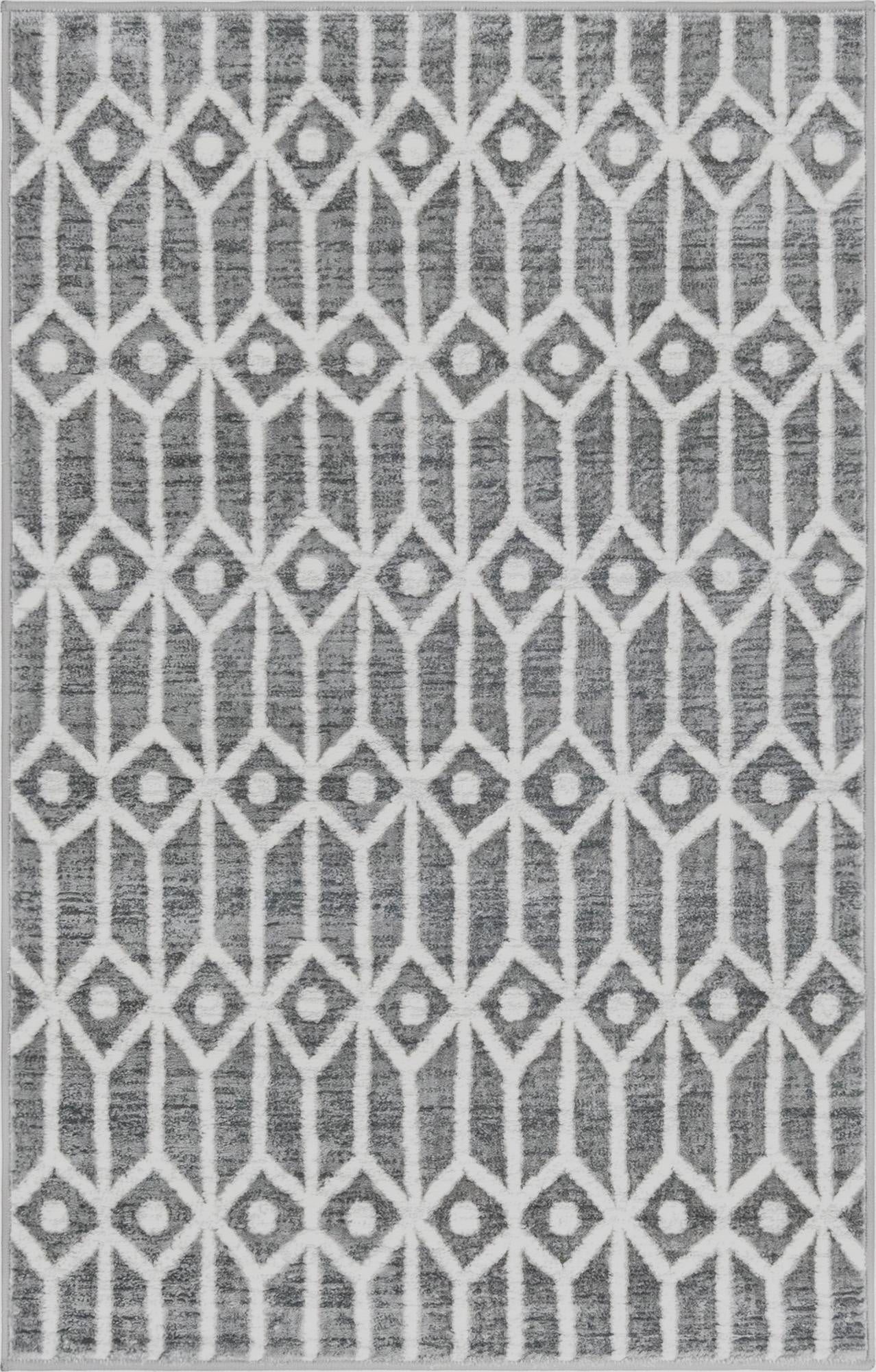  3' 3 x 5' 3 Lattice Trellis Rug