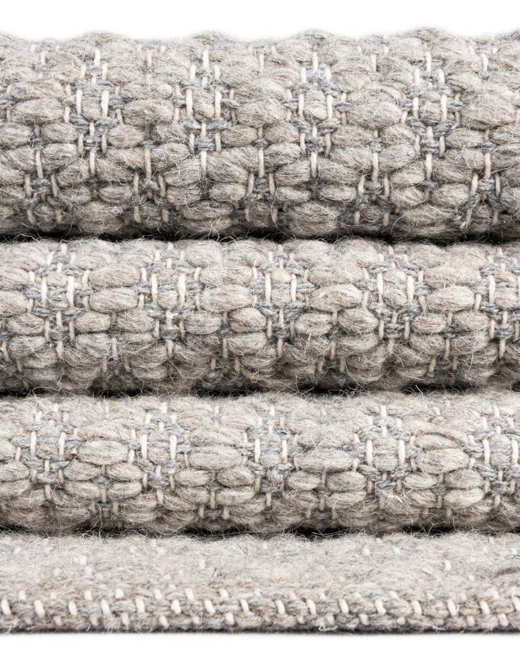 Detail image of  2' 2 x 3' 1  Hand Woven Lattice Wool Rug