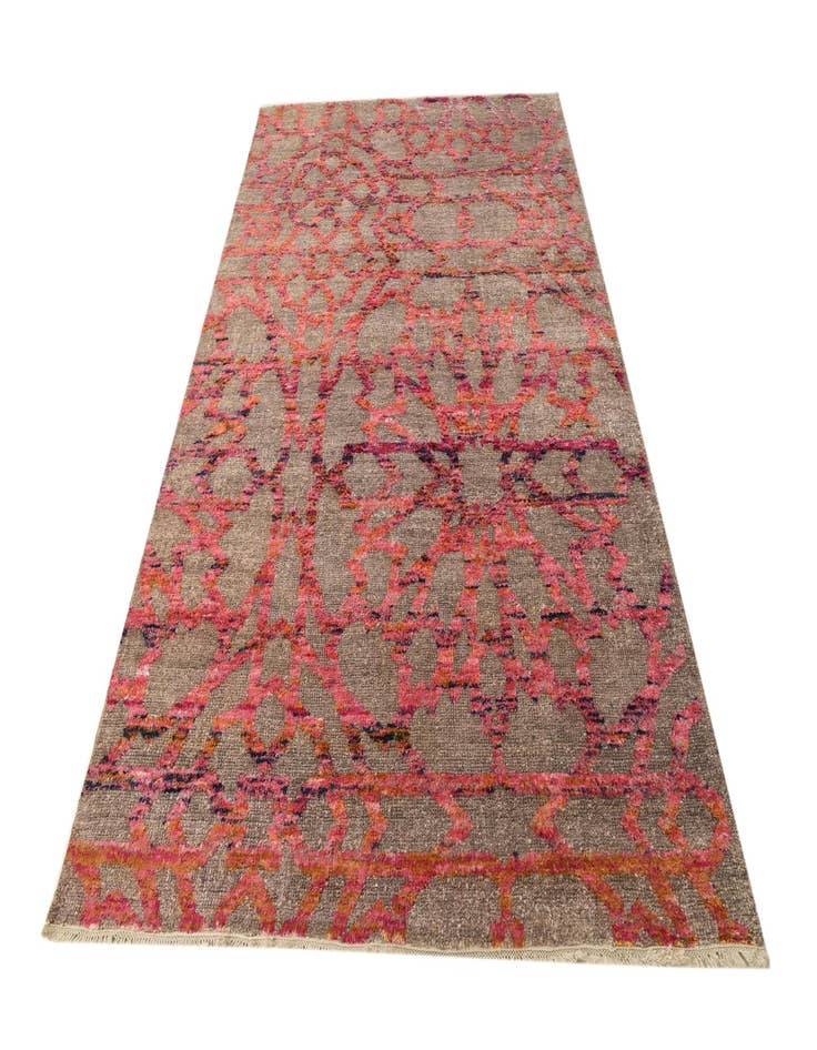 Detail image of  6' 5 x 9' 8  Hand Knotted Luna Wool Rug