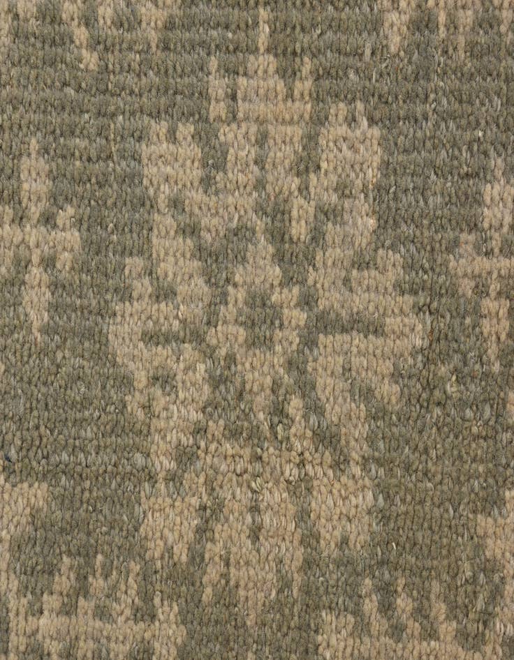 Detail image of  5' x 6' 9  Hand Knotted Luna Wool Rug