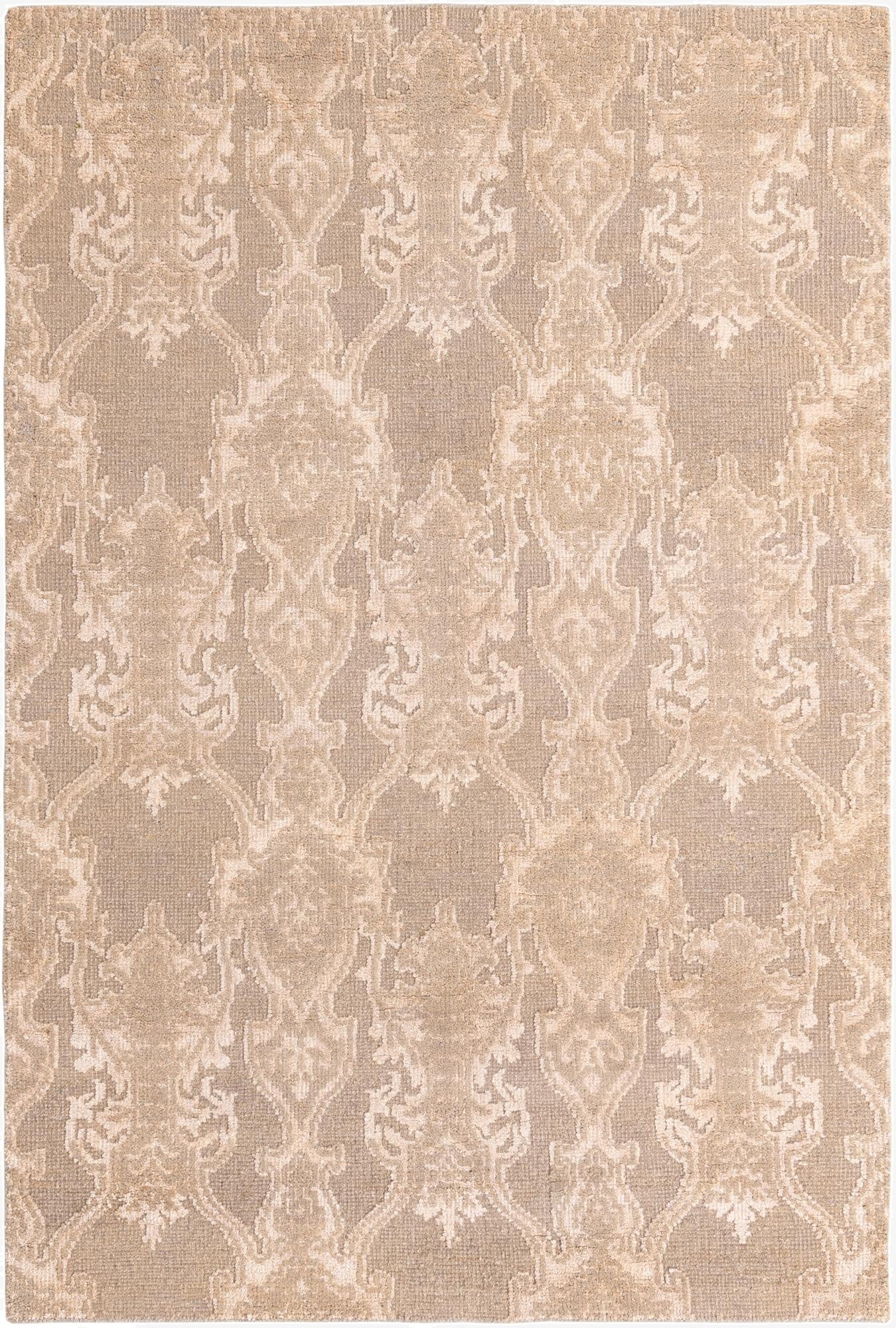  5' 9 x 8' 8  Hand Knotted Luna Rug