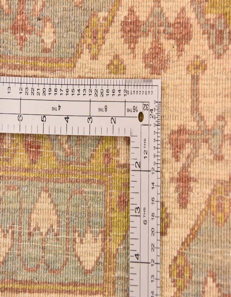 Detail image of  6' 2 x 9'  Hand Knotted Mamluk Ziegler Oriental Rug