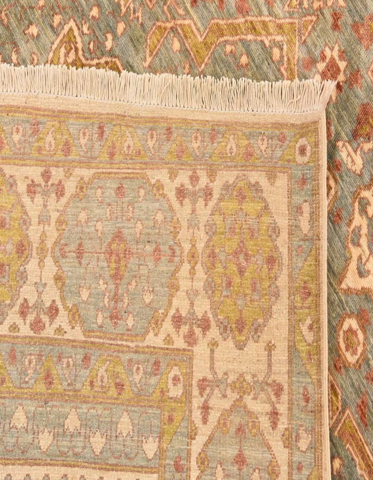 Detail image of  6' 2 x 9'  Hand Knotted Mamluk Ziegler Oriental Rug