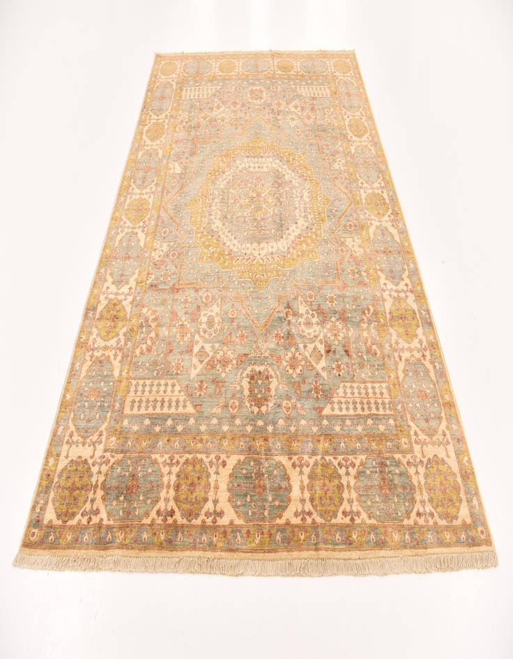 Detail image of  6' 2 x 9'  Hand Knotted Mamluk Ziegler Oriental Rug