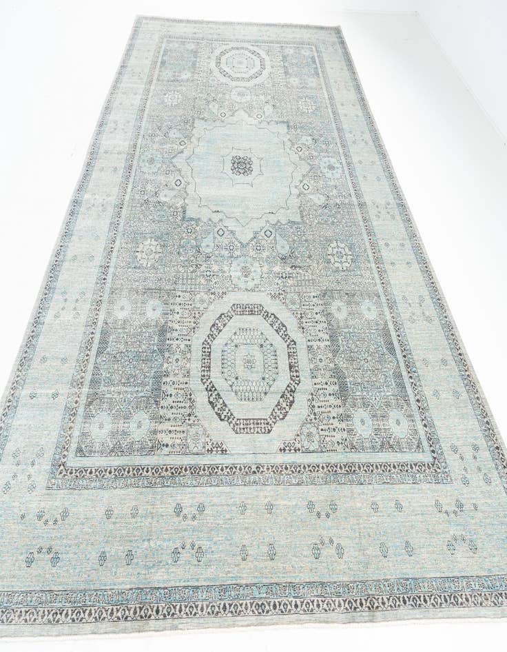 Detail image of  11' 8 x 17' 11  Hand Knotted Mamluk Ziegler Oriental Rug