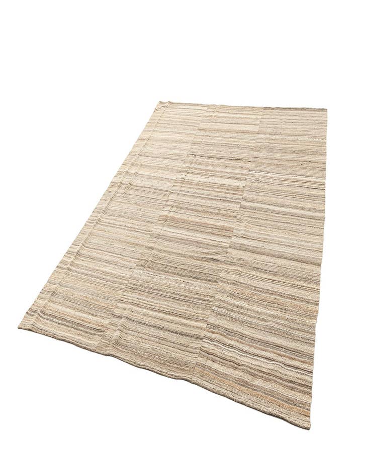 Detail image of  8' x 9' 11  Hand Knotted Marok Kilim Rug