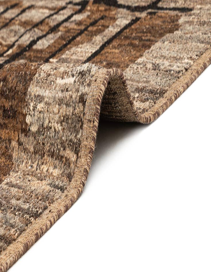 Detail image of  9' 3 x 12' 2  Hand Knotted Marok Kilim Rug