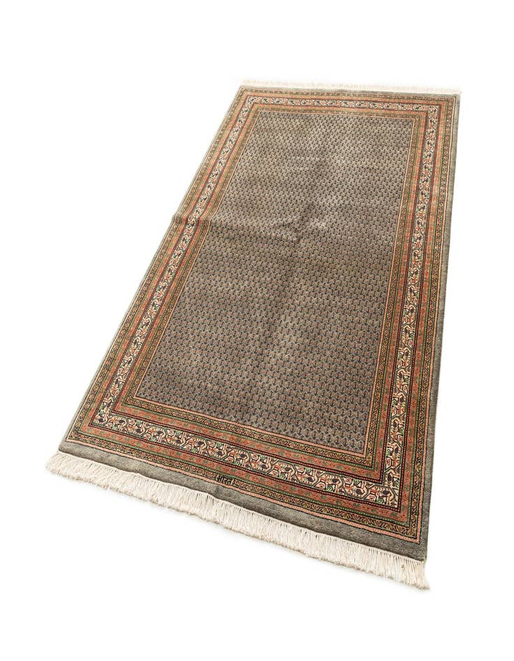 Detail image of  5' 6 x 7' 10  Hand Knotted Mir Wool Rug