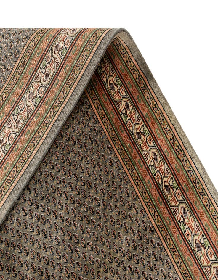 Detail image of  5' 6 x 7' 10  Hand Knotted Mir Wool Rug