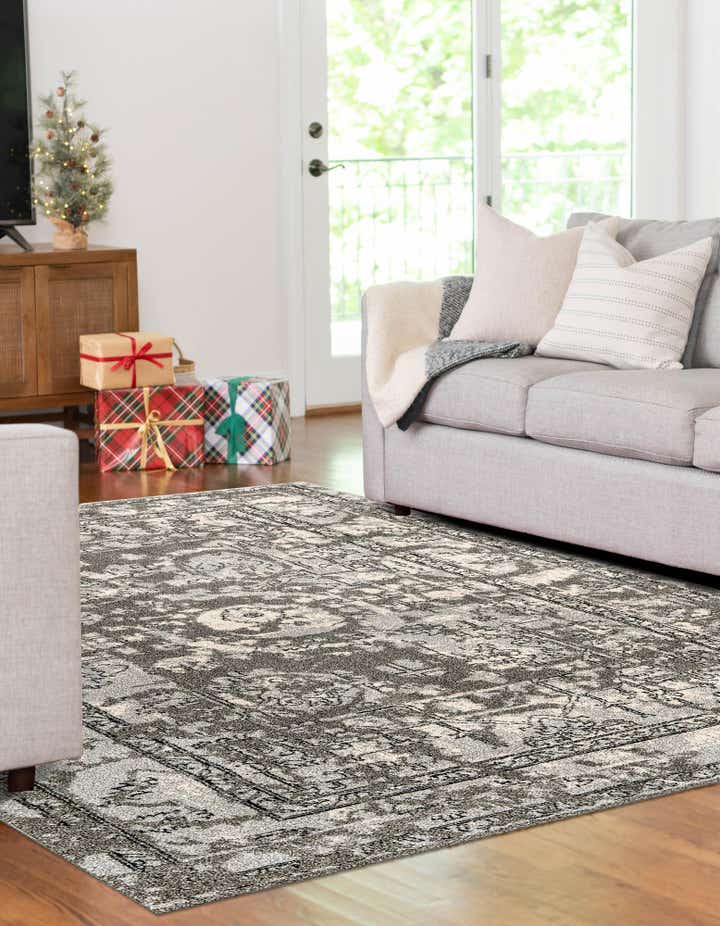 Gray 8' x 10' Miranda Rug | Rugs.com