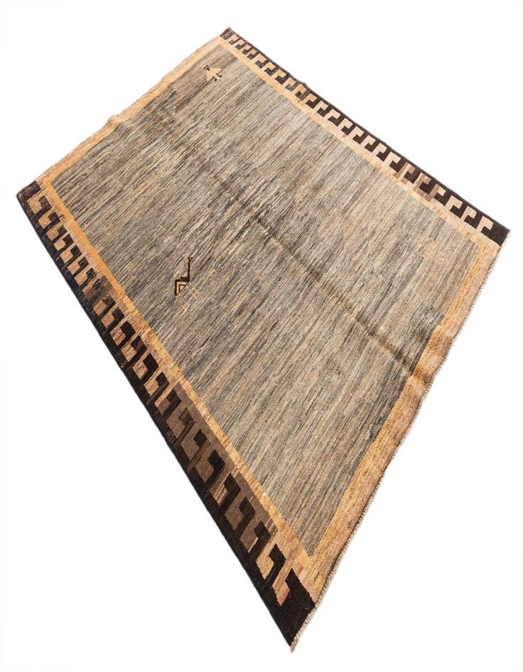 Detail image of  5' x 6' 5  Hand Knotted Modern Ziegler Rug