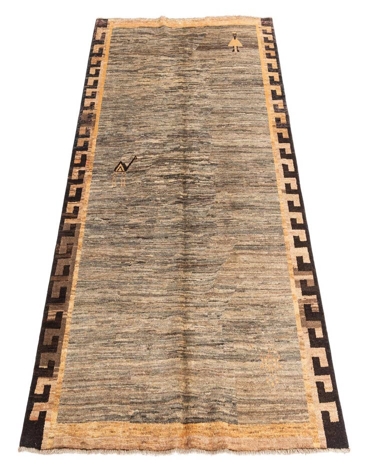 Detail image of  5' x 6' 5  Hand Knotted Modern Ziegler Rug