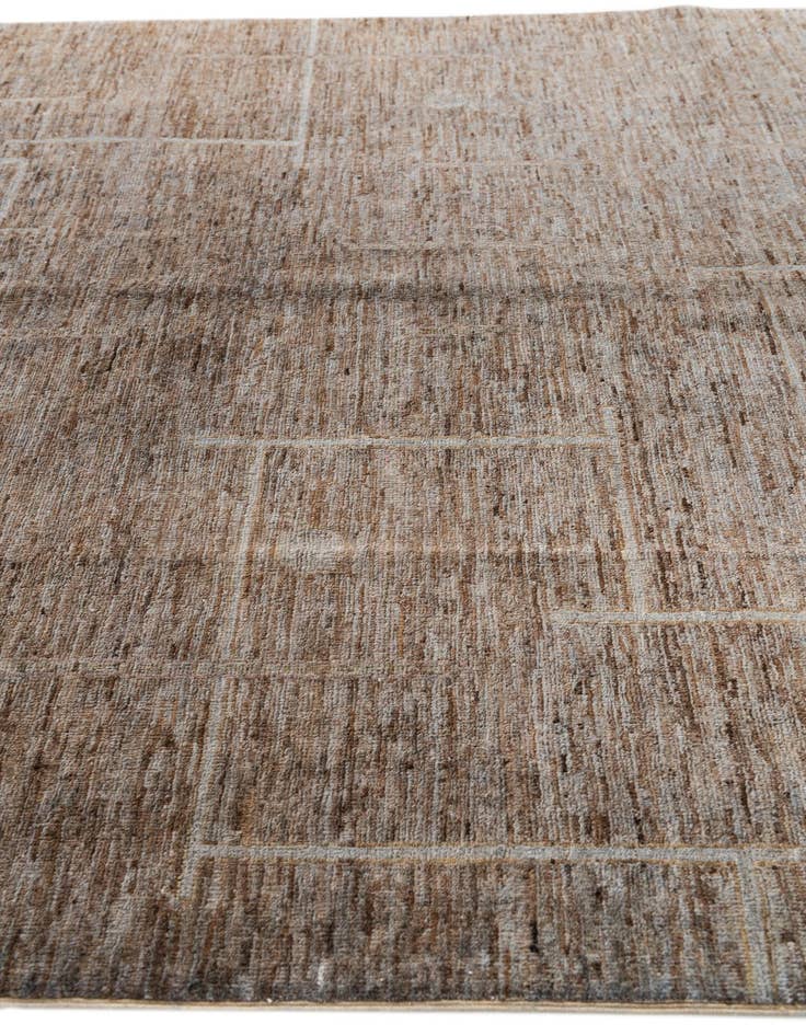 Detail image of  5' x 6' 7  Hand Knotted Modern Ziegler Rug