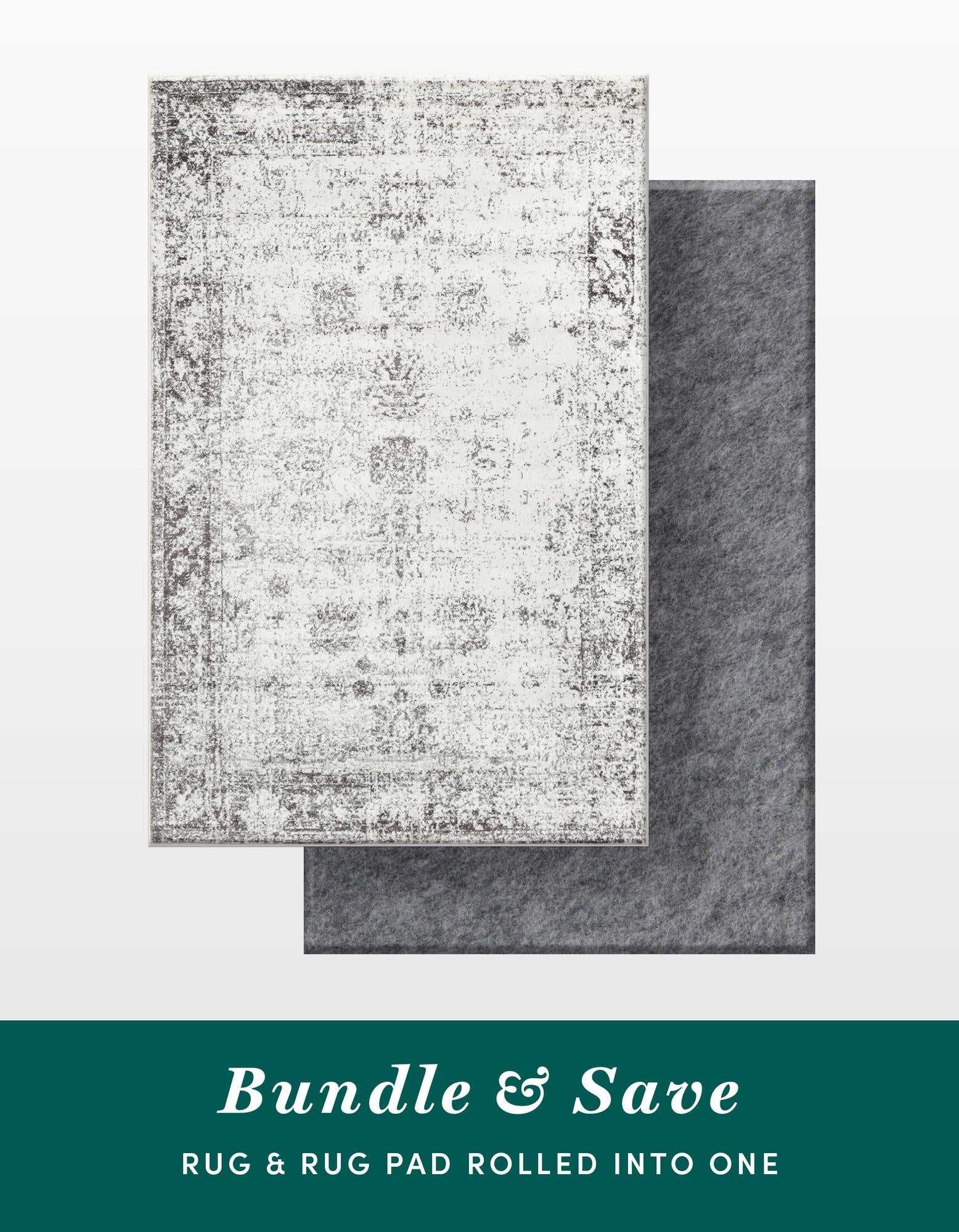  5' 3 x 8' Monte Carlo Rug With Pad Bundle
