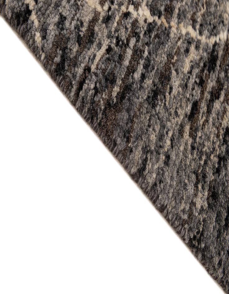 Detail image of  4' 7 x 6' 5  Hand Knotted Moroccan Wool Rug