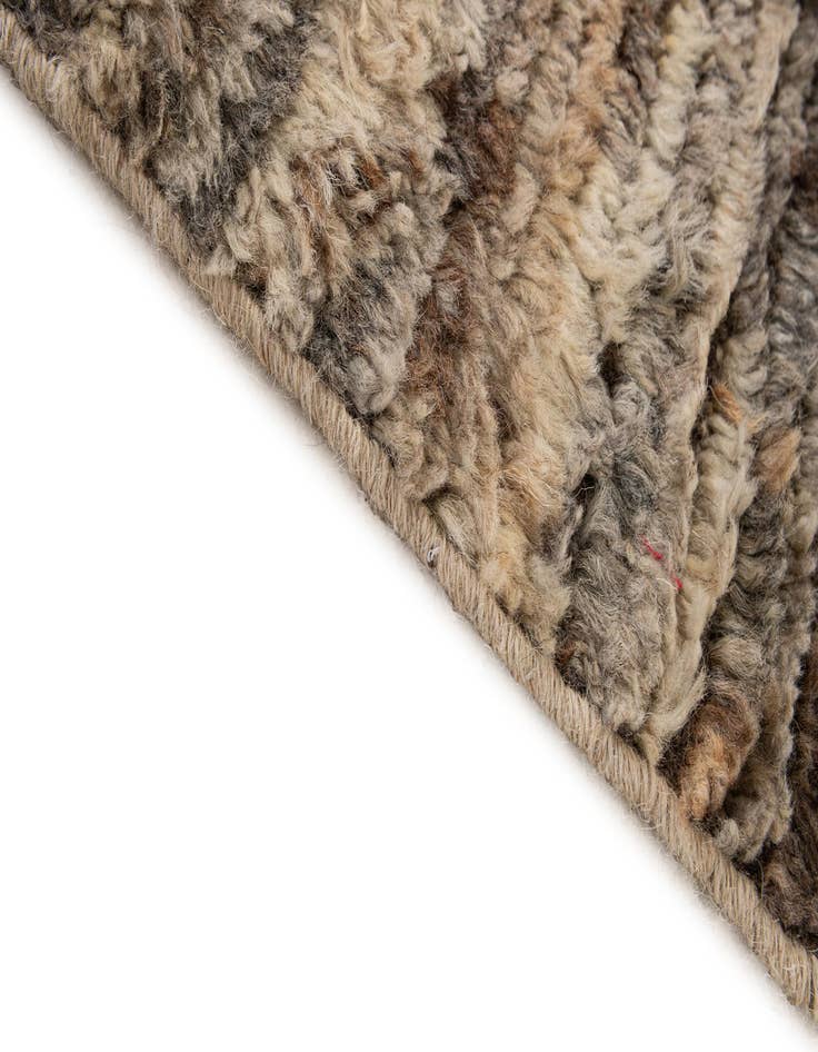 Detail image of  5' 5 x 8'  Hand Knotted Moroccan Wool Rug