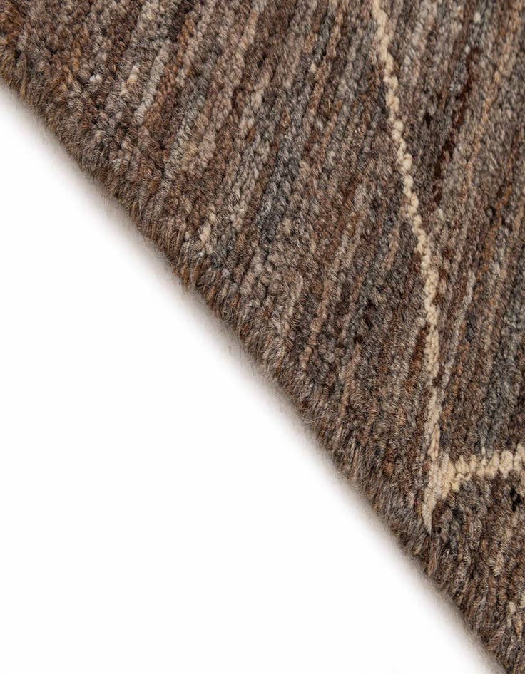 Detail image of  5' 11 x 7' 11  Hand Knotted Moroccan Wool Rug