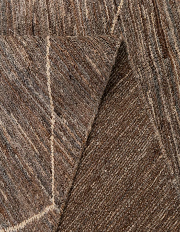 Detail image of  5' 11 x 7' 11  Hand Knotted Moroccan Wool Rug