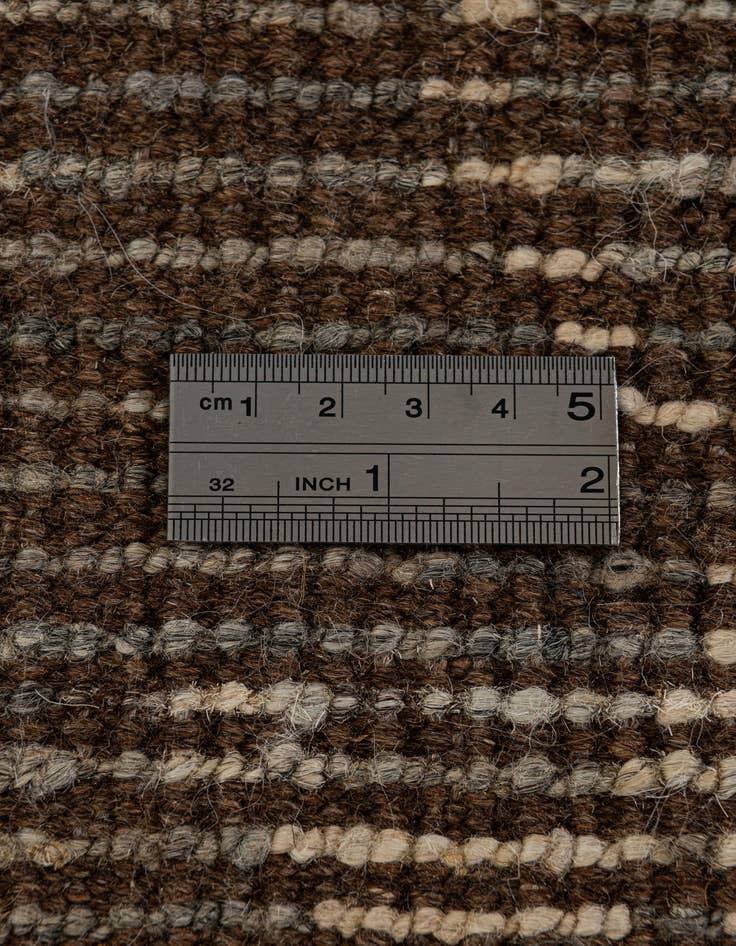 Detail image of  6' 8 x 9' 9  Hand Knotted Moroccan Wool Rug