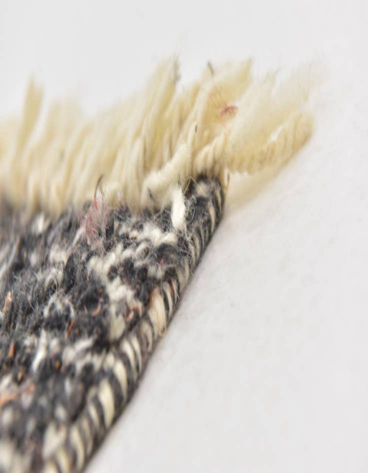 Detail image of  4' 10 x 7' 10  Hand Knotted Moroccan Wool Rug