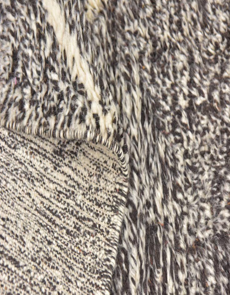 Detail image of  4' 10 x 7' 10  Hand Knotted Moroccan Wool Rug