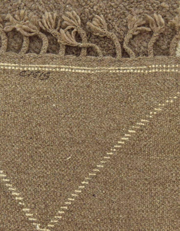 Detail image of  5' 3 x 8' 8  Hand Knotted Moroccan Wool Rug