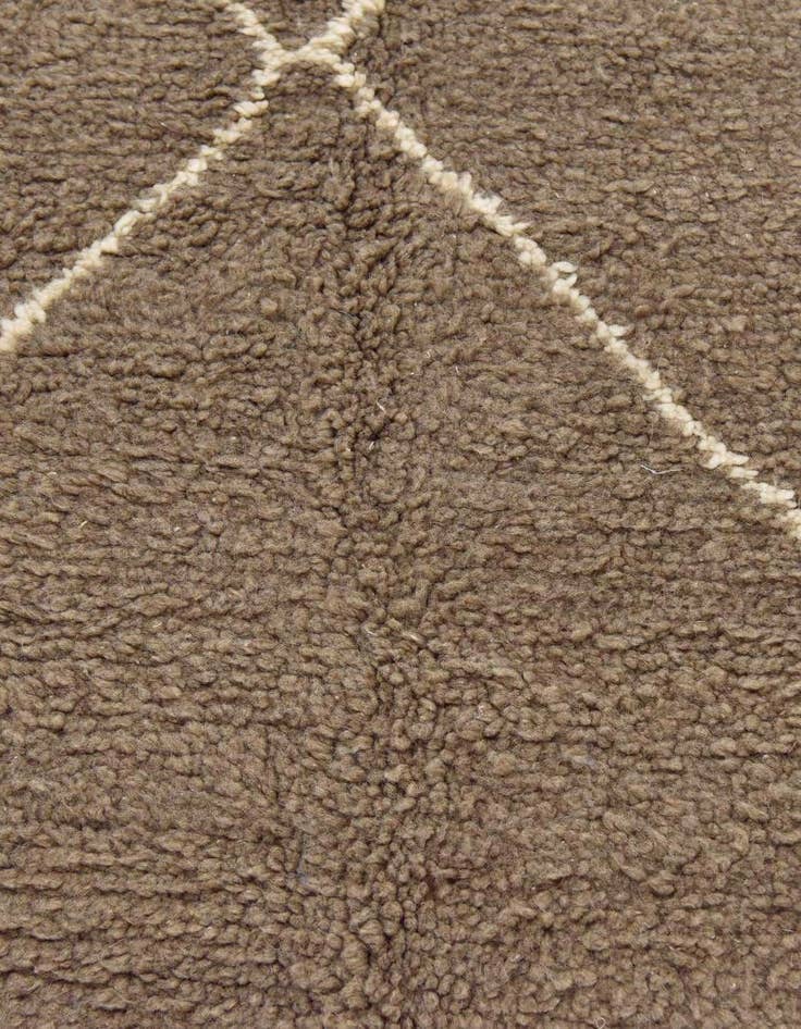 Detail image of  5' 3 x 8' 8  Hand Knotted Moroccan Wool Rug