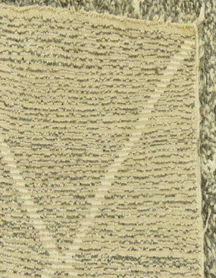 Detail image of  5' 6 x 8' 4  Hand Knotted Moroccan Wool Rug