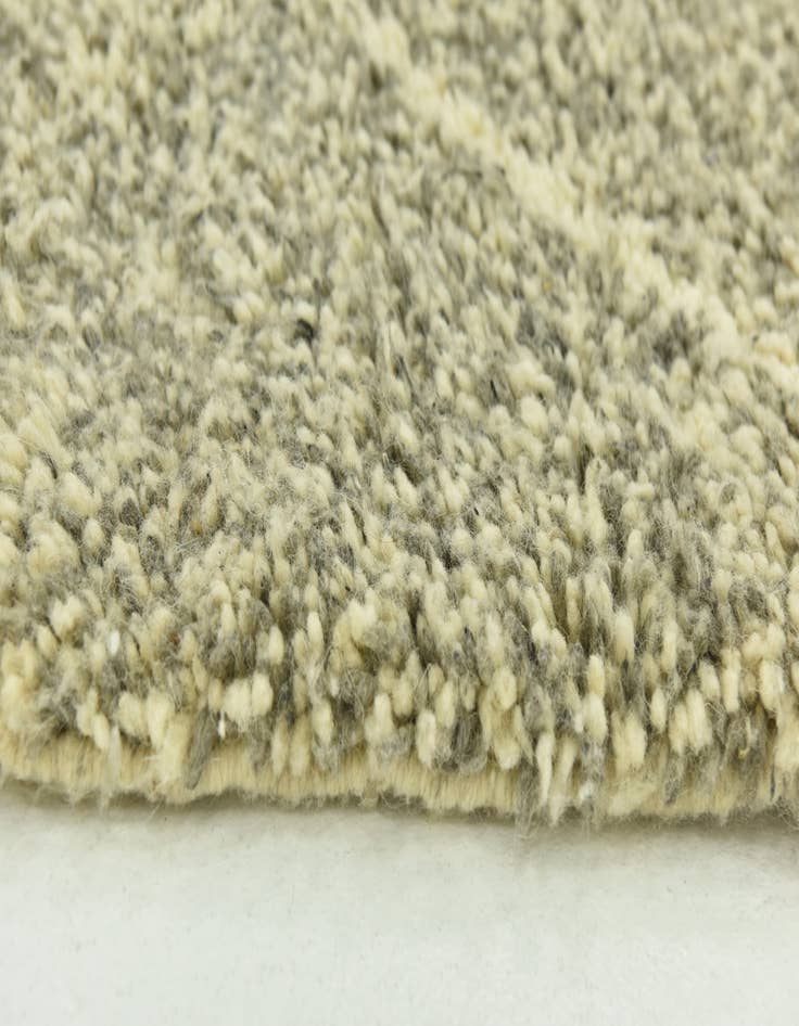 Detail image of  5' 6 x 8' 4  Hand Knotted Moroccan Wool Rug