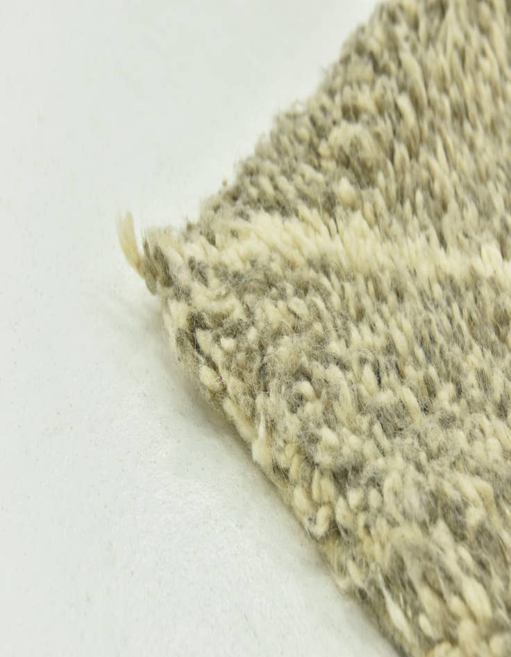 Detail image of  5' 6 x 8' 4  Hand Knotted Moroccan Wool Rug