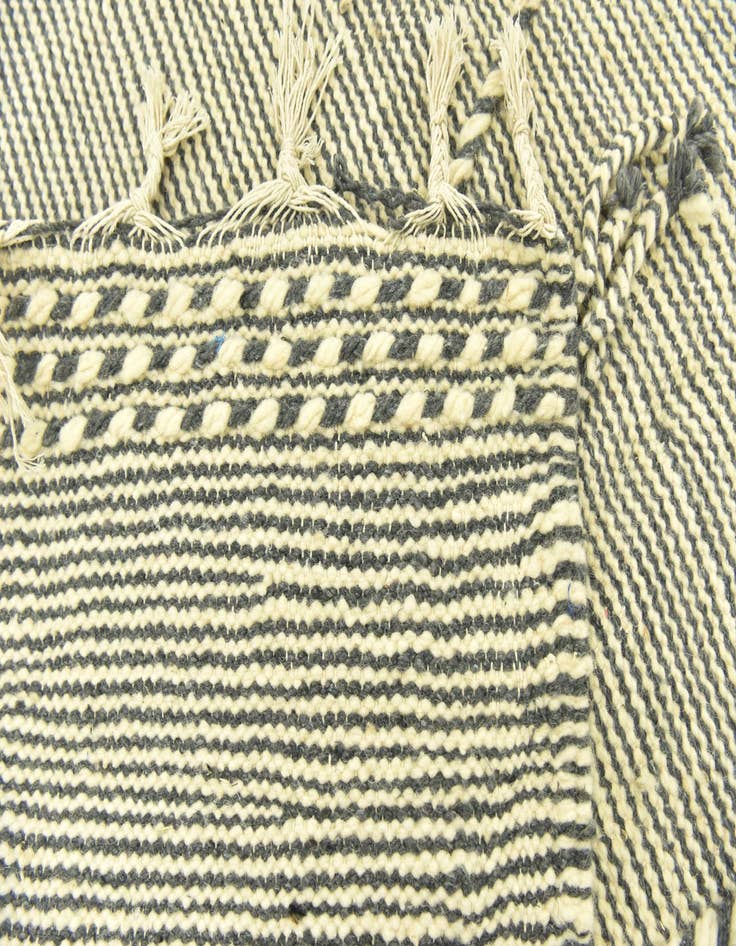 Detail image of  6' 2 x 10' 7  Hand Knotted Moroccan Wool Rug