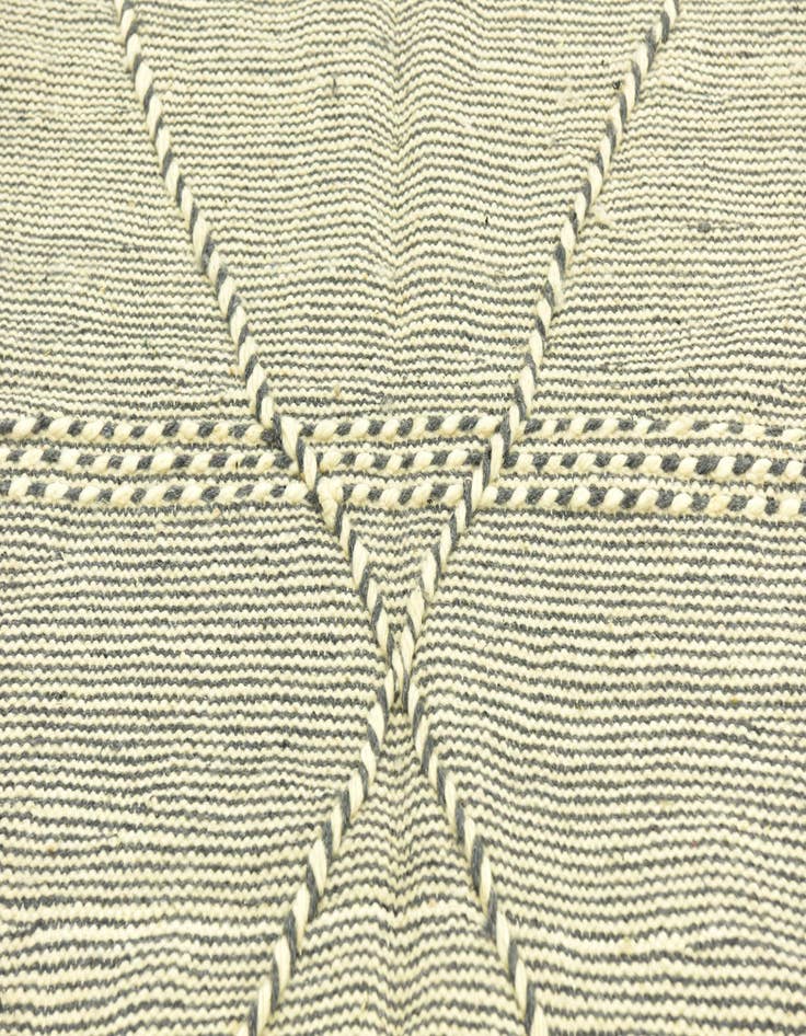 Detail image of  6' 2 x 10' 7  Hand Knotted Moroccan Wool Rug